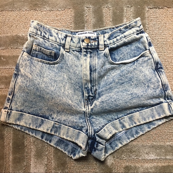 AMERICAN APPAREL- High waisted acid wash denim, 27 - Picture 4 of 8